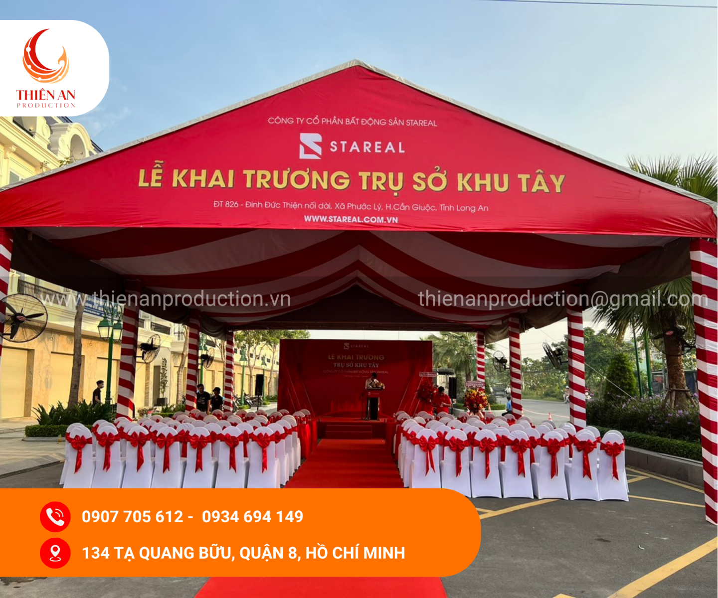 Nhà bạt mái vuông