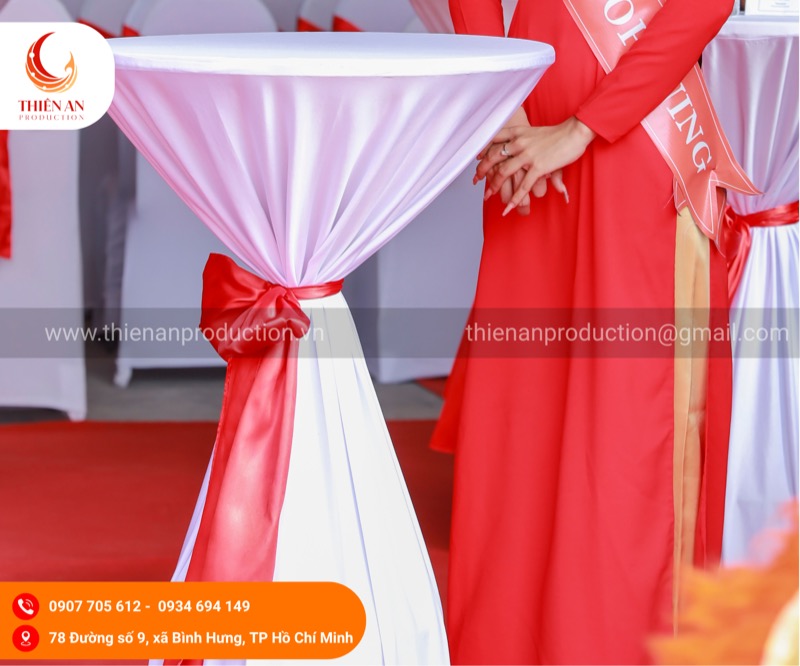 Khu vực bar cocktail sự kiện