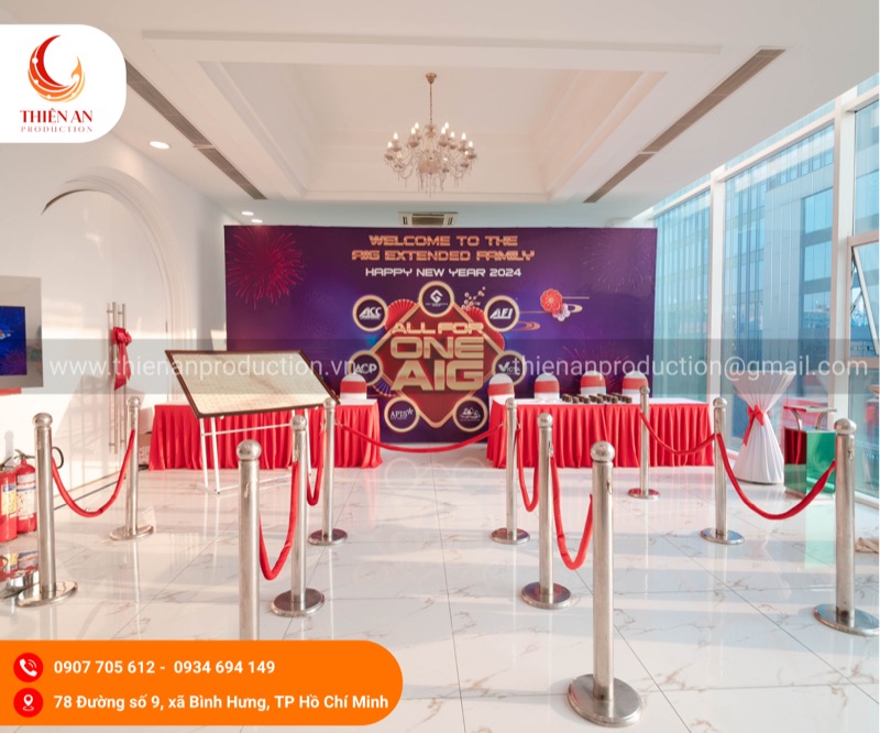 Booth check-in backdrop