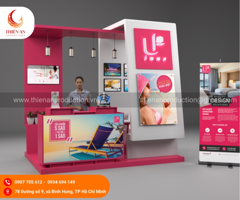 Thi công booth sự kiện Thiên An Production