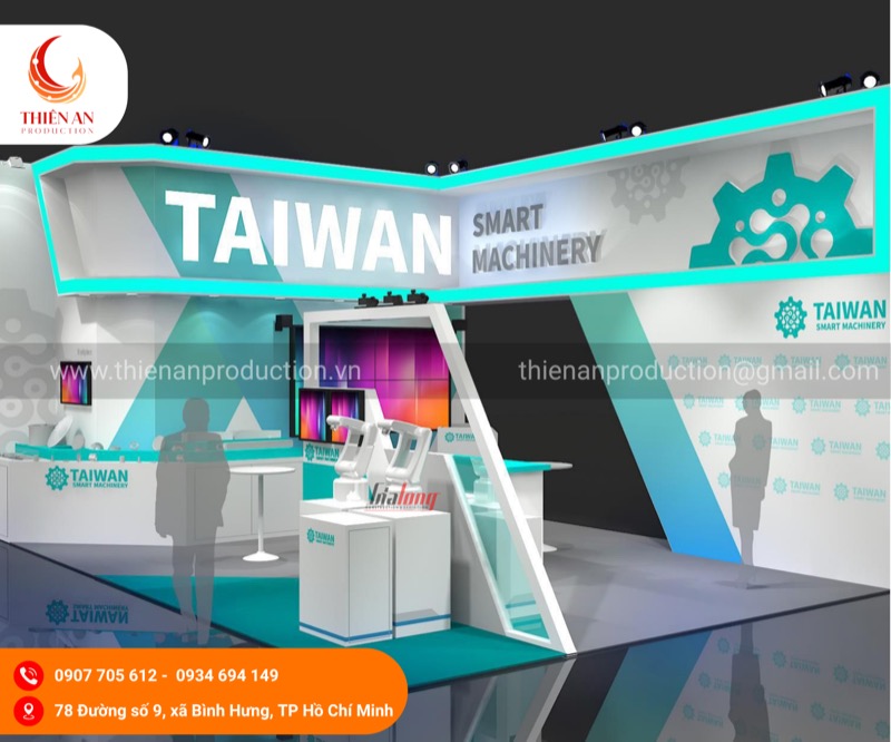 Gian hàng custom booth